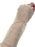 PLEATED MESH EXPOSED SEAMS TOPS -BEIGE- *Last1